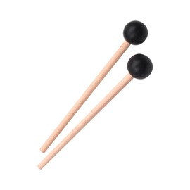 JIHUOO Glockenspiel Mallets, Xylophone Mallets, Rubber Bell Percussion Mallets, Tongue Drum, Handpan Drum Mallets, Drum Sticks for Bell Stick, Percussion Instrument, Accessories, Pack of 2