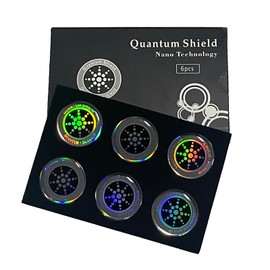 6 Pieces of Cell Phone Protection Neutralizers Stickers, Blockers Equipment Stickers for All Phones Tablets Laptops Computer WiFi All Devices Silvery
