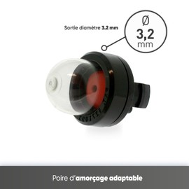 GREENSTAR - Ignition Bulb - Compatible with AYP, Walbro, McCulloch, Dolmar, Homelite, Husqvarna, Makita, MTD, Poulan, Ryobi, Stihl, Tanaka, Zenoah