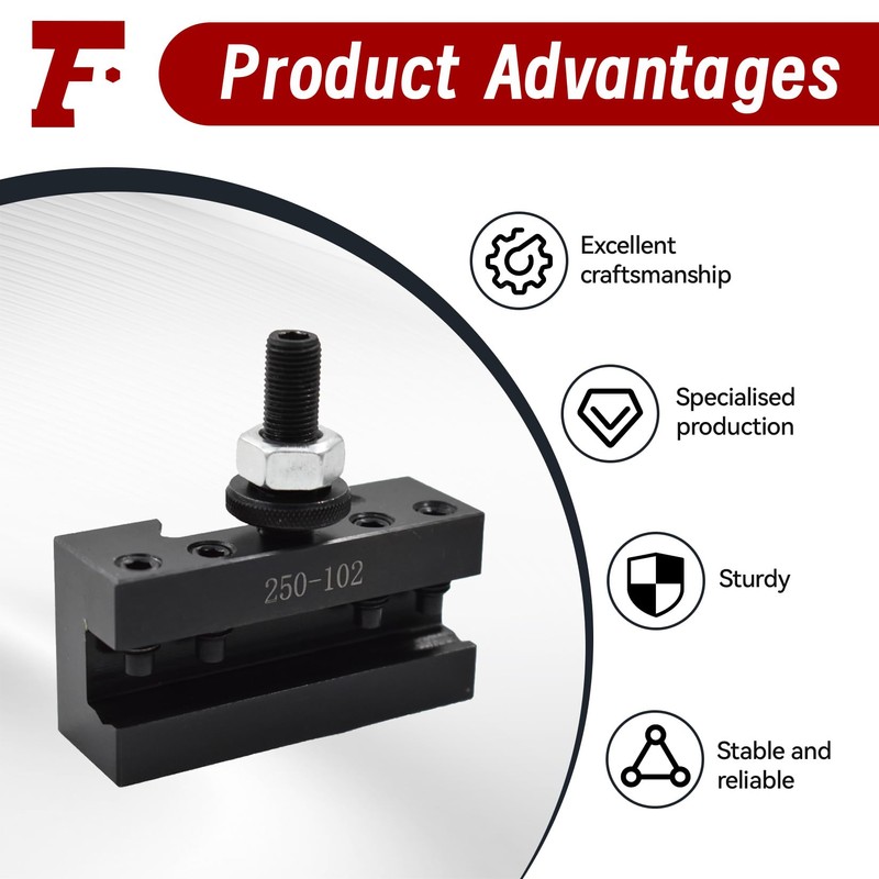 findmall 5Pcs AXA 250-102 Tool Holder AXA 102 Quick Change