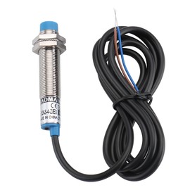 Baomain 4mm Cylindrical Inductive Proximity Switch, DC 10-30V 200mA NO 2-Wire,M12 Sensor Switch LJ12A3-4-Z/EX