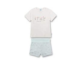 Sanetta Baby Girls Toddler Pyjamas, White Pebble