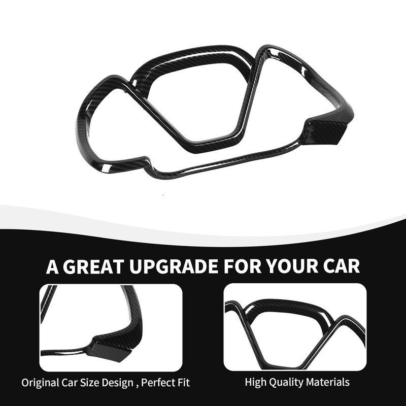 RAZPOY Dashboard Panel Trim, Center Console Dash Board Cover Compatible