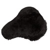 Reissner Lambskin Bicycle Saddle Cover Lambskin Combined with Faux Fur