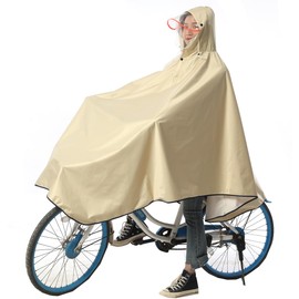 AISHITE Raincoat, Rainwear, Oversize, Rain Gear, Bicycle Poncho, Lightweight, Men's, Women's, Double Brim, Work or School, Motorcycle, Disaster Prevention, Unisex Commute, Commute, Travel, Water