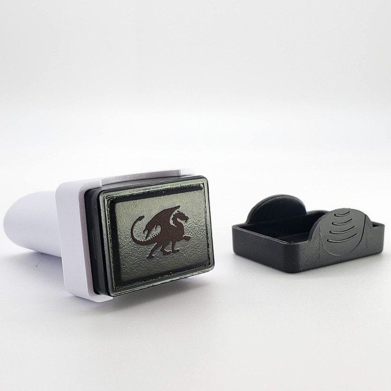 Ball Tatt - Red Dragon Golf Ball Stamp, Golf Ball