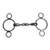 Korsteel Stainless Steel French Link 2 Ring Dutch Gag Bit,