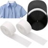 Jecery Self-Adhesive Shirt Collar Protector Disposable Collar Protector Invisible Sweat