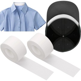 Jecery Self-Adhesive Shirt Collar Protector Disposable Collar Protector Invisible Sweat