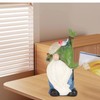 Faceless Doll Statue Exquisite Solar Powered Light Bright Colors Durable