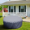 Adnee 85×27.5 Inch Round Hot Tub Full Cover Cap Protector