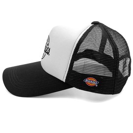 Dickies Mesh Cap, 22.4 - 23.2 inches (57 - 59 cm), 23.2 - 24.0 inches (59 - 61 cm), Large Size, Large Size, Hat, Logo, Men's, Women, White Circle Logo, 59.0-61.0 cm