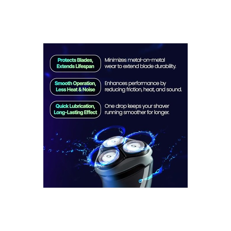 MIGOGIB Clipper Blade Oil for Electric Shavers, Clippers, Trimmers, and