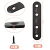 COOLBOTANG Joint Fittings, Flat Set of 16, 4 Holes, I-Shaped