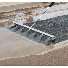 Pressure Washer Undercarriage Cleaner, Pressure Washer Water Broom Underbody Car Wash Water Broom 7 Holes 4000psi 65cm 1/4 Quick Connector Undercarriage Cleaner