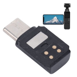 TYPE C Data Connector, Smartphone TYPE C Data Connector Adapter, ABS Heat Resistant TYPE C Data Adapter, 2 Pockets for Osmo Pocket Camera