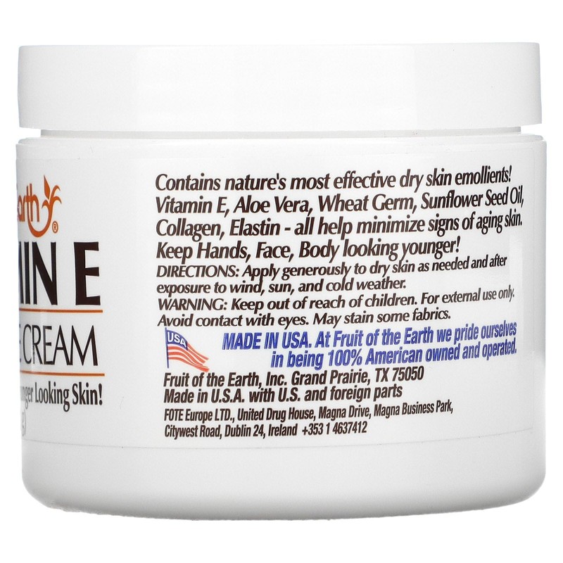 Fruit Of The Earth Bogo Cream Vitamin-E 4 Ounce Jar