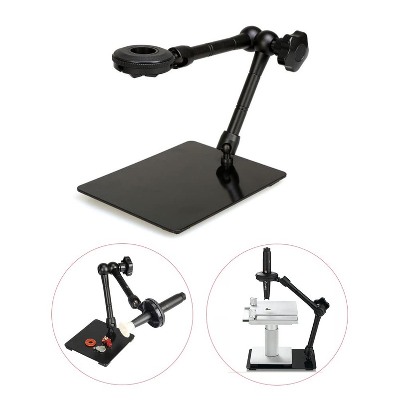 TopHomer Universal Microscope Stand, 360 Degree Adjustable Stand Arm Compatible