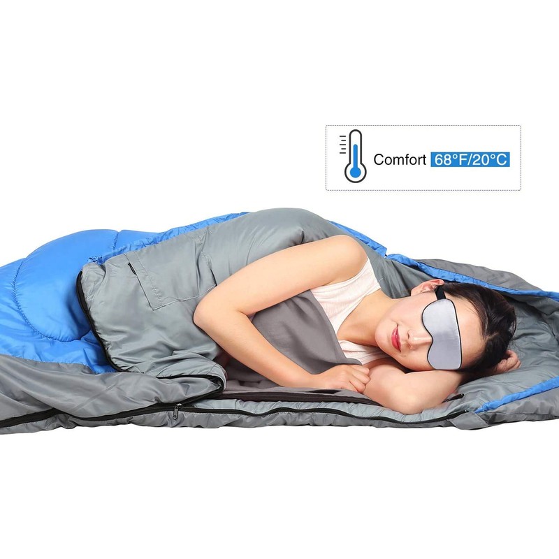 REDCAMP Fleece Sleeping Bag Liner for Adult Warm or Cold