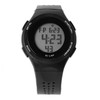 LED Digital Watch Waterproof Clear Display Breathable Strap Electronic Watch