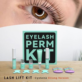 Glimocn Lash Lift Kit Eyelash Curl Cysteine Fast Perm Extension Lamination Setting Lotion Cream Eyelash Serum Gel Glue Rods Pads Tools Salon Eyeliner