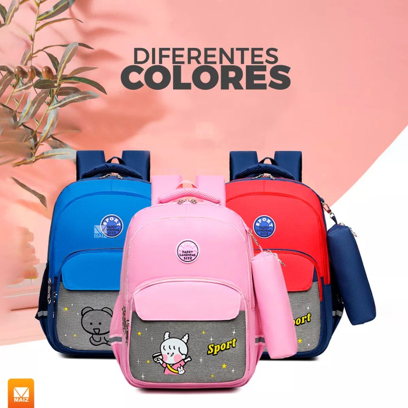 Maíz Mochila Escolar Lapicera Estudiante Viaje Infantil Kawaii