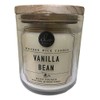 Decorware DW Home Vanilla Bean Wooden Wick Scented Candle, Single