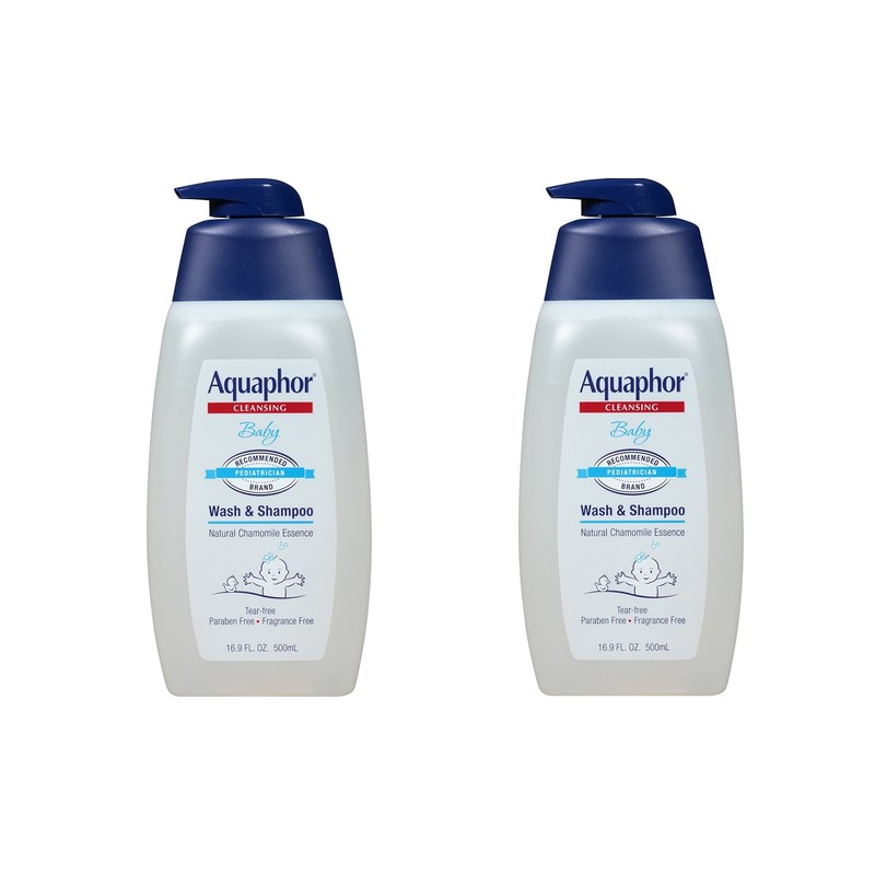 Aquaphor HqqQHj Baby Wash & Shampoo, 16.9 fl oz (2