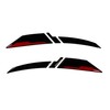 Tankpad Graphic Kit Sticker Compatible with Kawasaki Z900 Red Silver