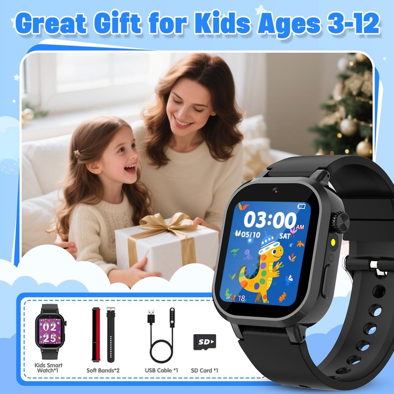 Kids Waterproof Smart Watch Boys Gift Age 3-12 with 39