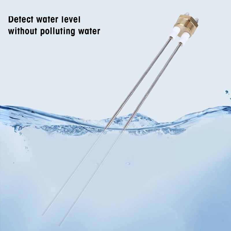Water Level Electrode Probe 2 Pin PTFE Insulation Brass Stainless