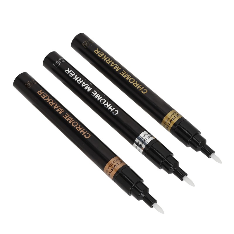 3pcs Nail Art Graffiti Pen Portable Quick Dry Nail Drawing