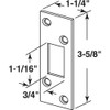 Prime-Line E 2285 Antique Brass Plated, High Security Deadbolt Strike