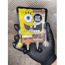 Nickelodeon Spongebob Squarepants 3D Lenticular Motion Car Sticker Decal Nickelodeon