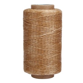 273 Yards Wax String, Waxed Leather Thread for Hand Sewing, Leather Cord for Crafts, Thick Thread for Sewing, Waxed Thread for Leather Bracelets Bookbinding