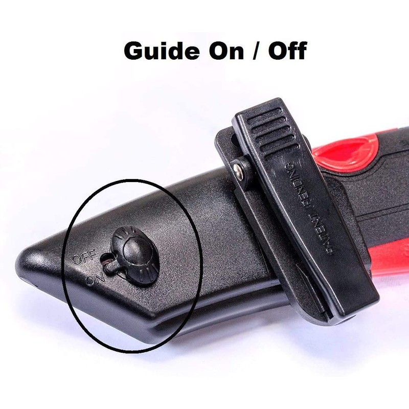 Modern Box Cutter, Extra Tape Cutter at Back, Dual Side
