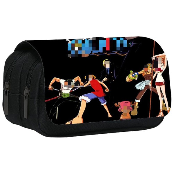 Ksopsdey Anime Pencil Case Large Capacity Stationery Cartoon Anime Student