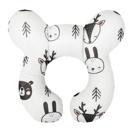 Baby Car Travel Pillow Infant Head Neck Support Pillow Car Seat Cushion Newborn Toddler Car Sleeping Pillow Kids U-shaped Head Neck Protector Pillow Headrest Pillow For Car Seat Pushchair Stroller