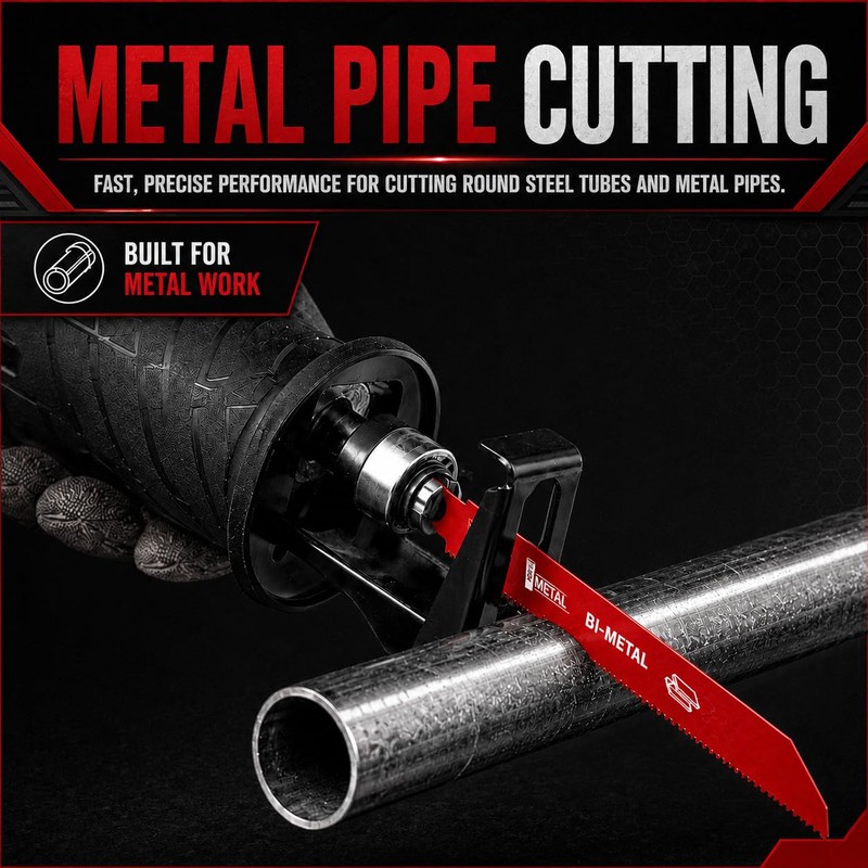 25 Pack 9 Inch 14/18 TPI Bi-Metal Auto Dismantling Reciprocating