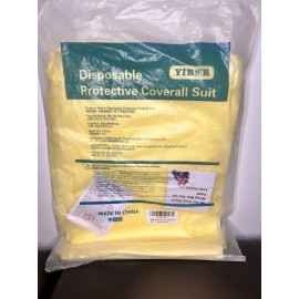 Unbranded YIBER Disposable Lab Coat Isolation Gown ~ NEW