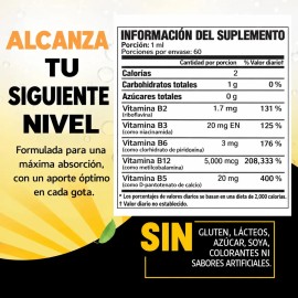 B12 Líquida 5000 Mcg Salt Lake Vegana Frambuesa 60 Ml