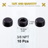Mardatt 10Pcs 3/8" NPT Plug Pipe Plug Fitting Carbon Steel