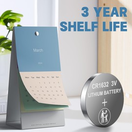 messule CR1632 20 Pack 3V Batteries CR 1632 3 Volt Coin Button Cell Lithium Battery for Tile Tracker,Key Fob, Car Remote,Watch, Calculator