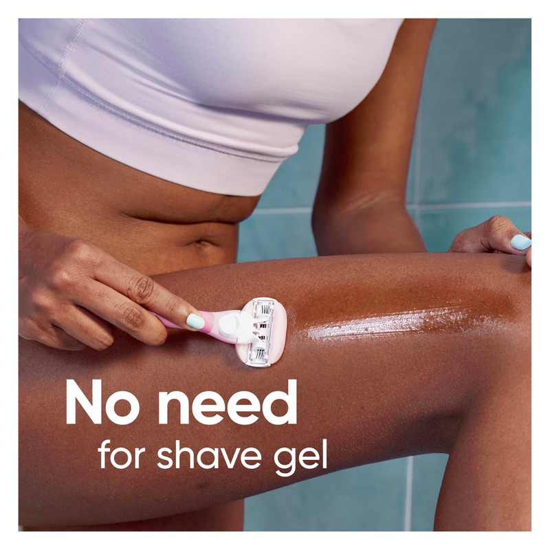 Gillette Venus ComfortGlide White Tea Women's Razor Blades, 3-Blade Razor