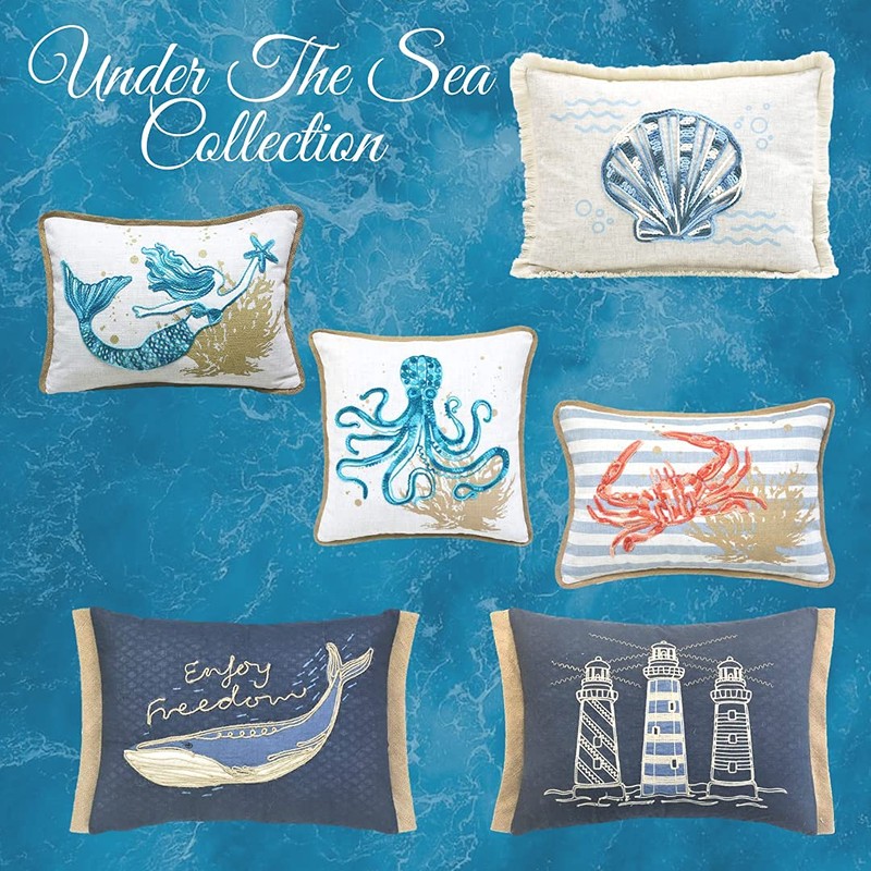 Comfy Hour Under The Sea Collection 7" Decorative Octopus Single