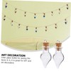 ORFOFE 30pcs Water Drop Shaped DIY Wishing Bottles with Cork