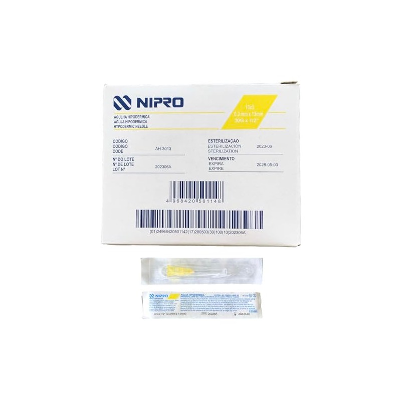 Generic Aguja Hipodermica Nipro 30g x 13mm