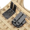 KDTAC MOLLE Adapter, Polymer Modular Attachment for Gun Holster &