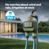 Remote Control Sprinkler Timer for Outdoor Hose Faucet 2 Zone,