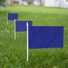 Anley Blue Mini Flag, Pack of 12 - Hand Held